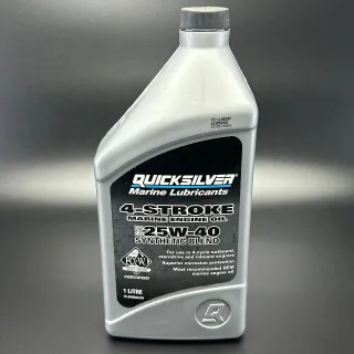 Масло моторное Quicksilver 4-тактное 25W40 SYN-QT4C@6 (1 л) картинка