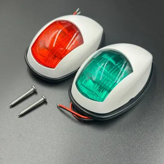 Огни ходовые (комплект), зелёный и красный (Sunfine) картинка