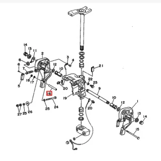 Втулка струбцины Yamaha 30D; 40-50(63D) (90387-08M03;90387-09019) (Yamaha) картинка