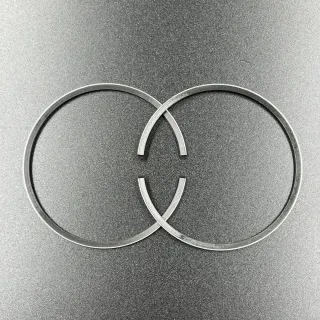 Кольца поршневые, комплект на один поршень Yamaha 40-50 (STD) (2Ring) (Omax) картинка