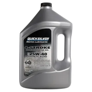 Масло моторное Quicksilver 4-тактное 25W40 полусинтетическое (8M0206956) (4 л) картинка