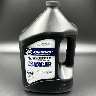 Масло 4-х такт. 25W50 SYNTHETIC BLEND HIGH PERFORMANCE для ПЛМ Verado L4/L6, MERCURY, 3,78 л картинка