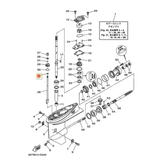 Шайба Yamaha 2-350  92990-06600 (92995-06600) (PREMARINE) картинка