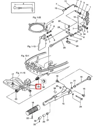 Уплотнение резиновое (3M2-66226-0) M9,9/M15, MFS25A-30, M40C, M90A, MFS30B, M18, M30A3, M30A4 (Tohat картинка