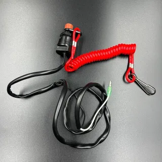 Кнопка аварийной остановки двигателя с чекой Yamaha 9.9-250, F4-350 (Omax) картинка