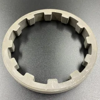 Гайка редуктора корончатая Yamaha 60-140, F40-100 (YHS) картинка