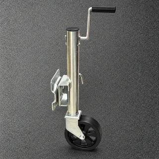 Колесо опорное (домкрат) прицепа Joywheel, 1500 lbs, 8″, цинк (Sunfine) картинка