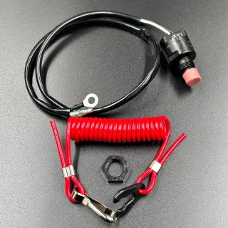 Кнопка аварийной остановки двигателя с чекой Yamaha 9.9-250, F4-350 (Yamaha) картинка