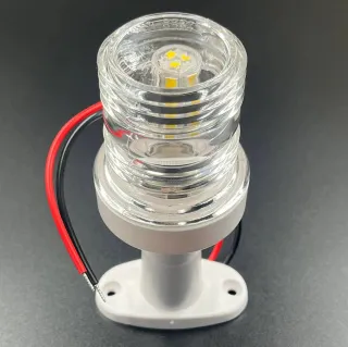 Огонь топовый LED(белый)(124мм) (Sunfine) картинка