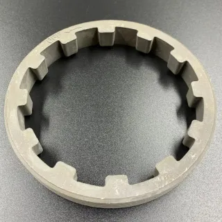 Гайка редуктора корончатая Yamaha 60-140, F40-100 (YHS) картинка