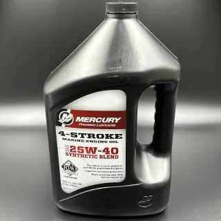 Масло 4-х такт. 25W40 SYNTHETIC BLEND, MERCURY, 3,78 л картинка