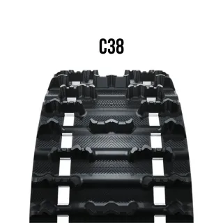 Гусеница для снегохода C 38 (144х15х1.5) шаг 2.52 (YAMAHA PZ50/RPZ50 MULTI PURPOSE) картинка