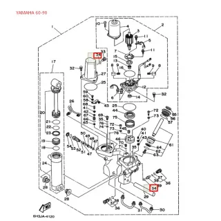 Кольцо уплотнительное Yamaha F2-F50, снегоход и квадроцикл YAMAHA  (93210-09350; 93210-09811) (Yamah картинка