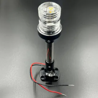 Огонь топовый на стойке LED(белый)(248мм) (Sunfine) картинка