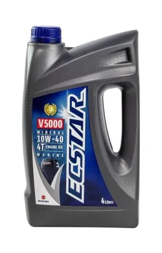 Масло ECSTAR Suzuki Marine V5000 4T SAE 10W40, 4 л, минеральное картинка