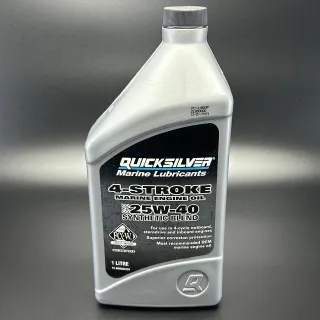 Масло моторное Quicksilver 4-тактное 25W40 SYN-QT4C@6 (1 л) картинка