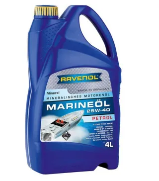 Моторное масло RAVENOL Marineoil PETROL 25W-40 mineral (4L) картинка