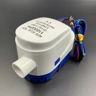 Помпа осушительная автоматическая 1100GPH (12V) (4163,5 л/ч) (PREMARINE) картинка