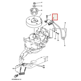 Коммутатор Yamaha F4 (PREMARINE2) картинка