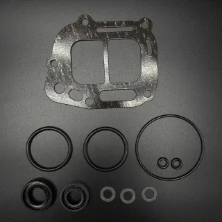 Комплект уплотнений (манжеты резинометаллические, прокладки паронитовые) GASKET SET (Quicksilver) картинка