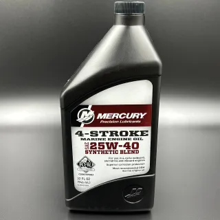 Масло 4-х такт. 25W40 SYNTHETIC BLEND, MERCURY, 0,946 л картинка