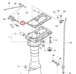 Прокладка дейдвуда Tohatsu MFS5-6 (27-8035089) (PREMARINE) картинка