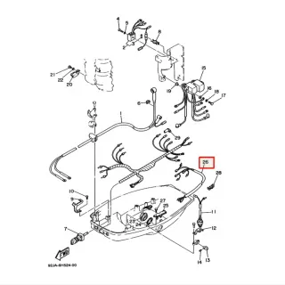 Удлинитель проводки Yamaha 40-50 6H3825530100 картинка