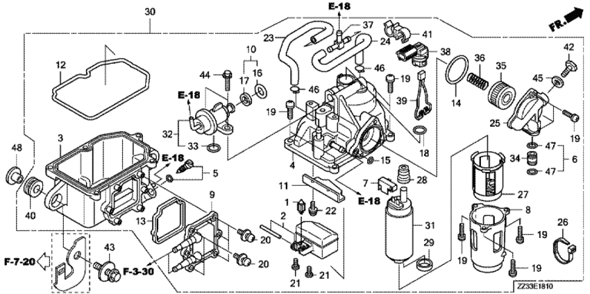 Пароотделитель для Honda 60