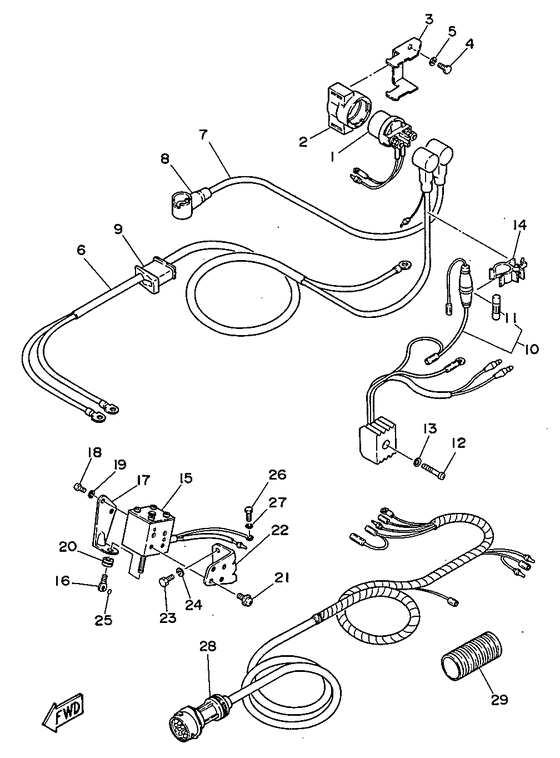Опция 2 (25DERO/25NE(R)O) для Yamaha 20 MHOS/L