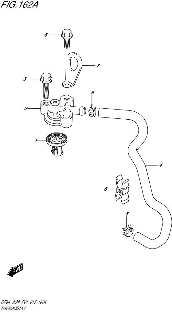 Термостат для Suzuki DF9.9A S/L; ARS/L