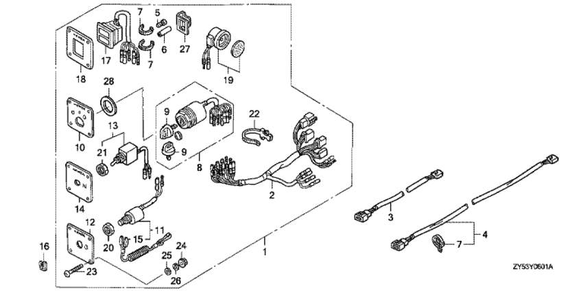 Панель управления (2) для Honda 135