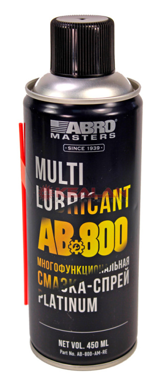 Смазка-спрей проникающая ABRO Platinum 450 мл картинка