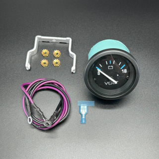 Вольтметр черный GAUGE-VOLTAGE картинка