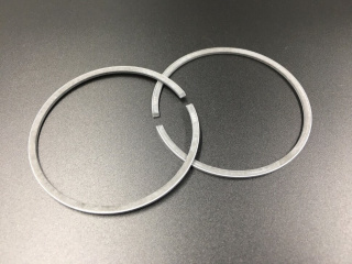 Кольца поршневые, комплект на один поршень Yamaha 60-70 (0.25mm) (Yamaha) картинка