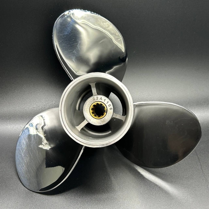 Гребной винт Yamaha 20-30, F20-25 (3x10-1/8x13) (СТАЛЬ) (POLASTORM) 2229-3101-13