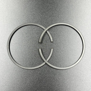 Кольца поршневые, комплект на один поршень Tohatsu M40C (STD) (Osaka) картинка