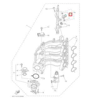 Кольца уплотнительные, комплект Yamaha F30-225 FL200-250 FT-50-60 (Yamaha) картинка