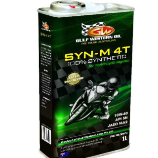 Масло моторное GULF WESTERN SYN-M 4T 10W40 1л картинка