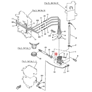 Кольцо уплотнительное масляного насоса Yamaha 80A,115A, 90A,140A 6E5-14562-00 картинка