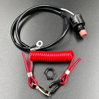 Кнопка аварийной остановки двигателя с чекой Yamaha 9.9-250, F4-350 (Yamaha) картинка