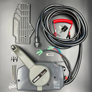 Дистанционное управление Yamaha 703 New (С кнопкой гидроподъема) (Толкающая) (10Pin) (PWB) картинка